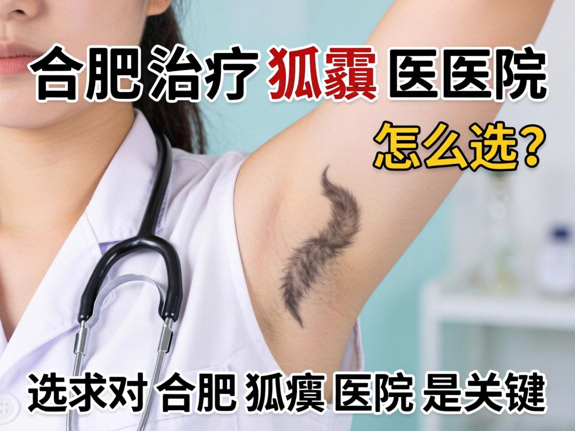 合肥治疗狐臭医院怎么选？选对合肥狐臭医院是关键