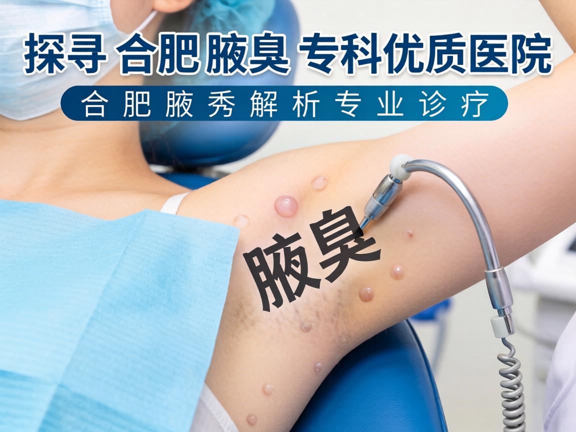 探寻合肥腋臭专科优质医院，合肥腋秀解析专业诊疗