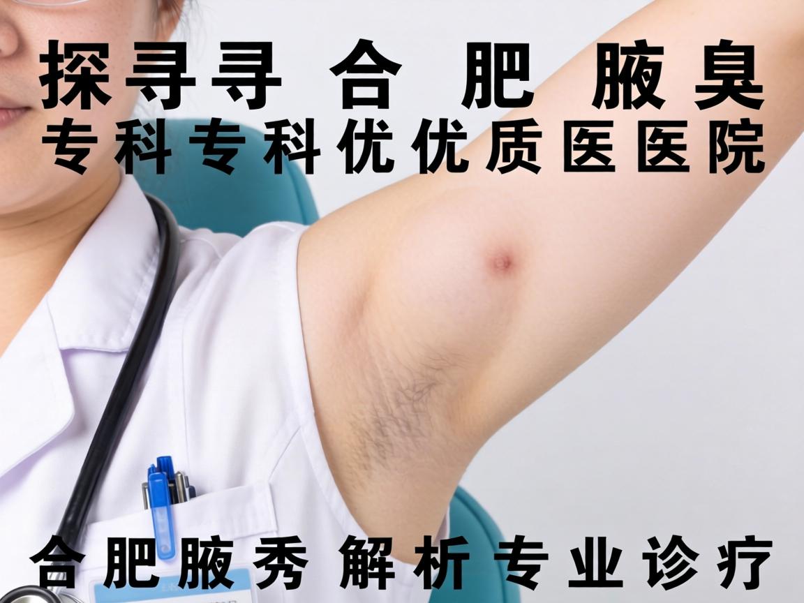 探寻合肥腋臭专科优质医院，合肥腋秀解析专业诊疗