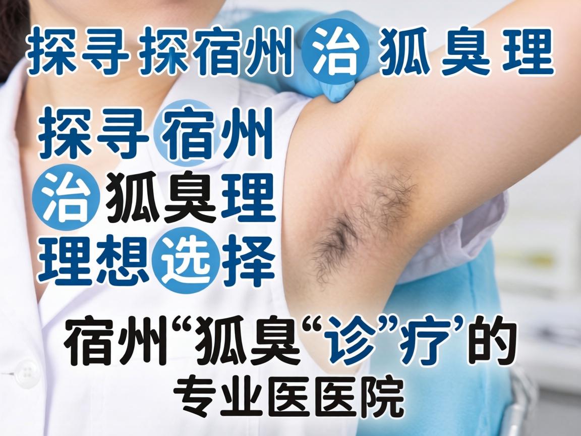探寻宿州治狐臭理想选择，解析宿州狐臭诊疗的专业医院
