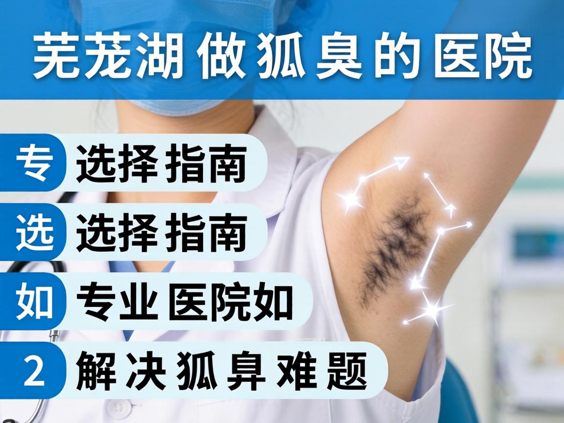 芜湖做狐臭的医院选择指南，专业医院如何解决狐臭难题
