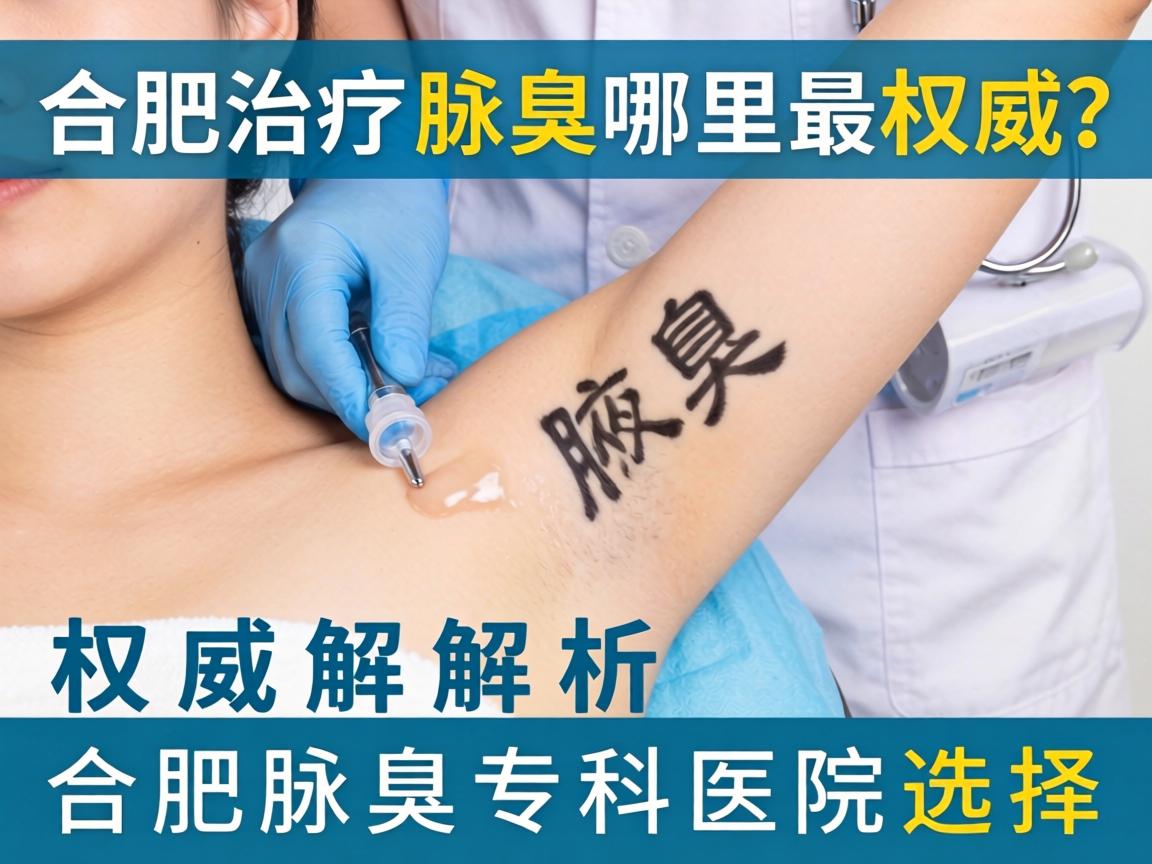 合肥治疗腋臭哪里最权威？权威解析合肥腋臭专科医院选择