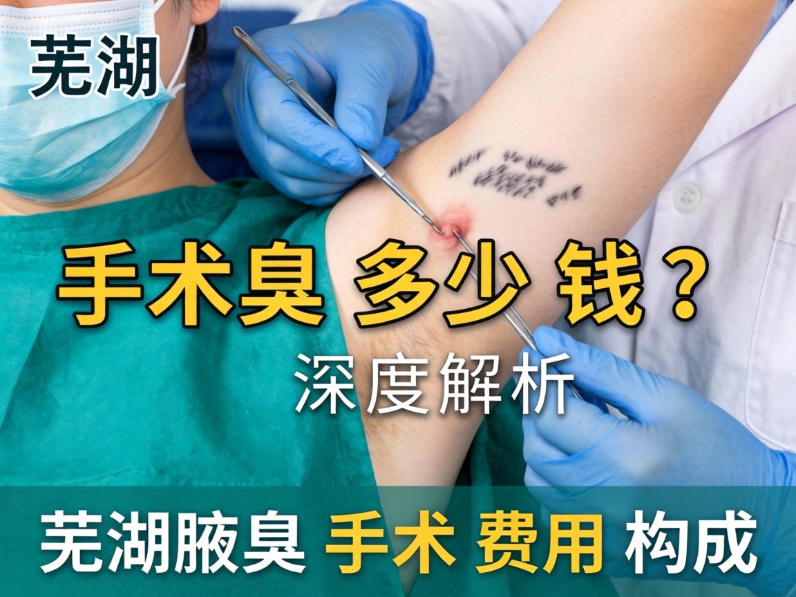 芜湖腋臭手术多少钱？深度解析芜湖腋臭手术费用构成