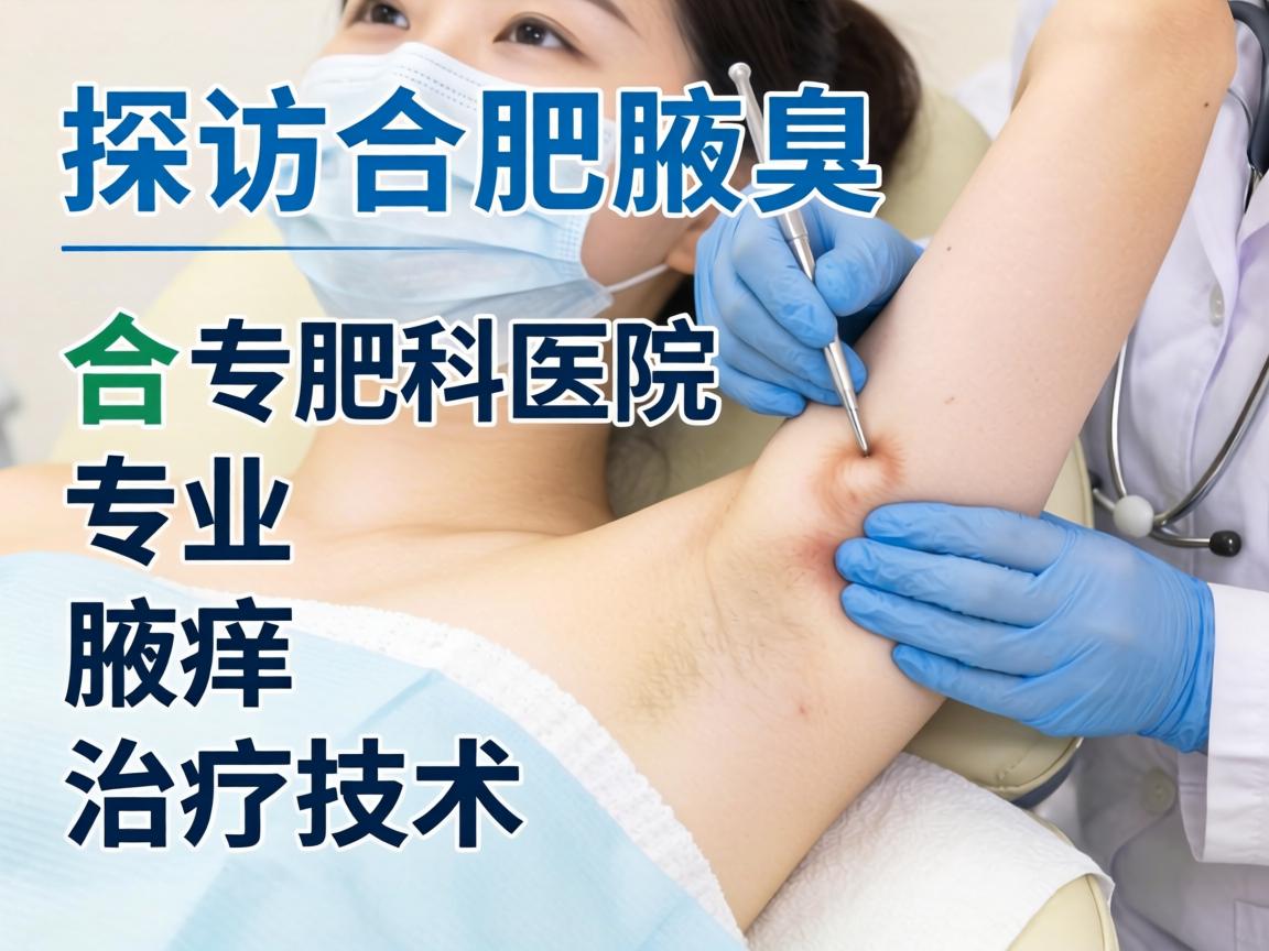 探访合肥腋臭专科医院，解析合肥专业腋臭治疗技术