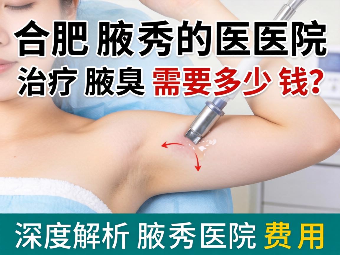 合肥腋秀医院治疗腋臭需要多少钱？深度解析腋秀医院费用