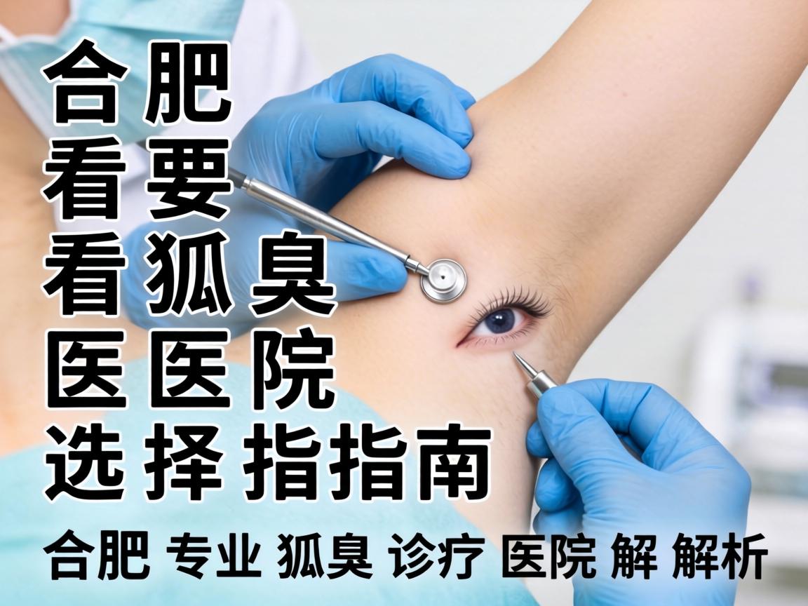合肥看狐臭医院选择指南，合肥专业狐臭诊疗医院解析