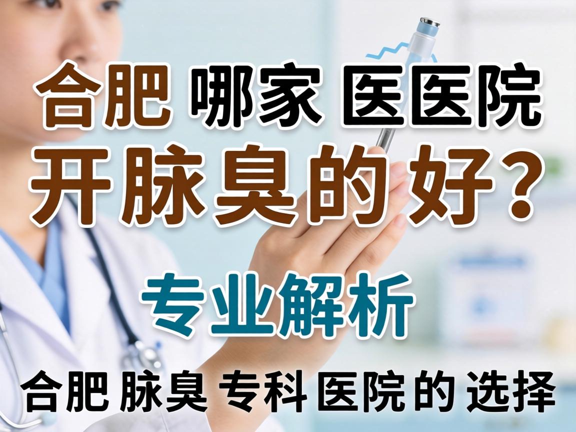 合肥哪家医院开腋臭的好？专业解析合肥腋臭专科医院的选择