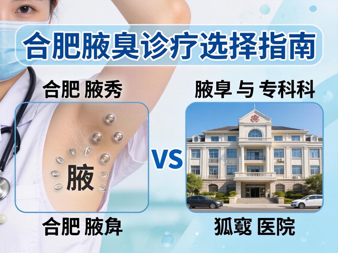 合肥腋臭诊疗选择指南，解析合肥腋秀专科与狐臭医院对比