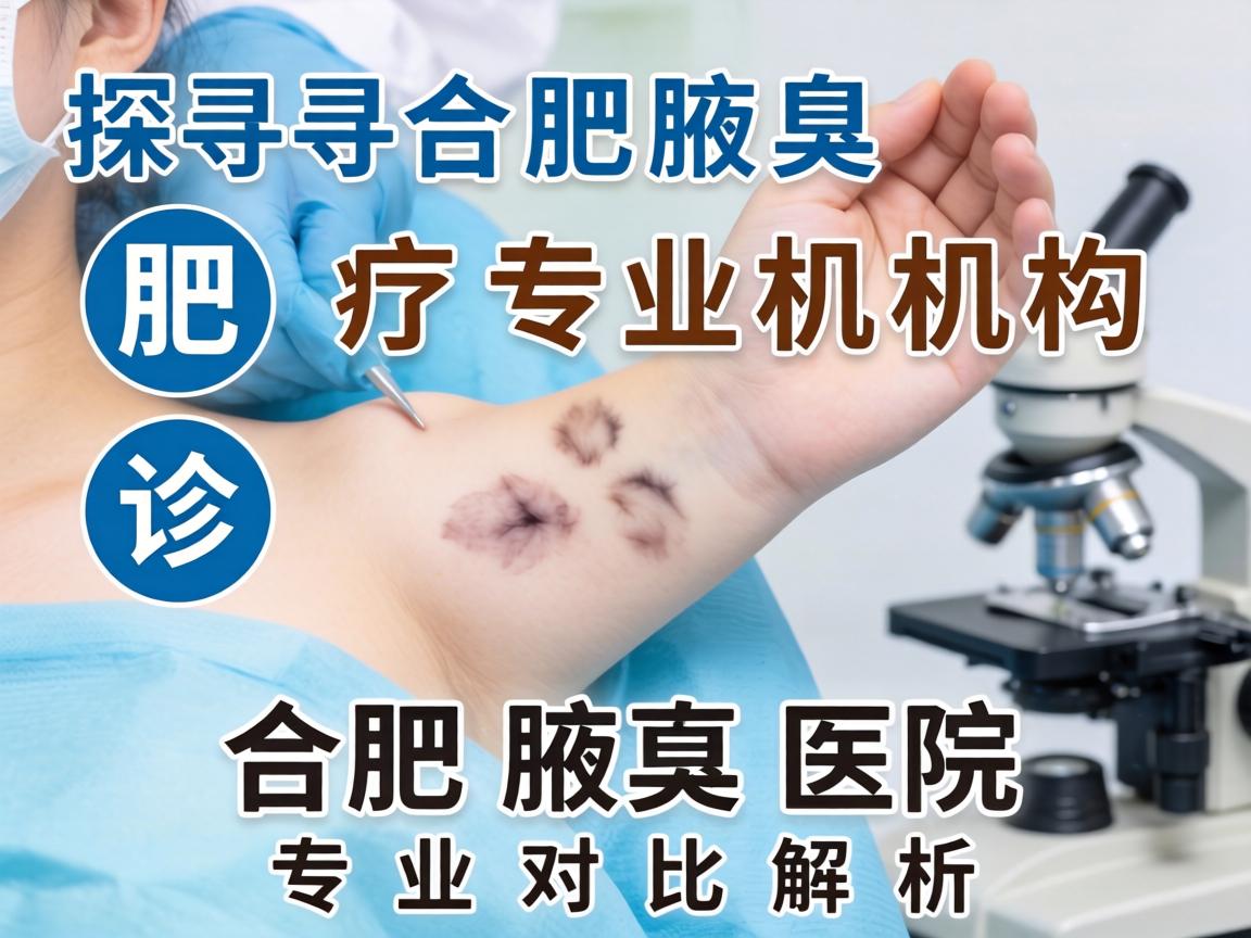 探寻合肥腋臭诊疗专业机构，合肥腋臭医院专业对比解析