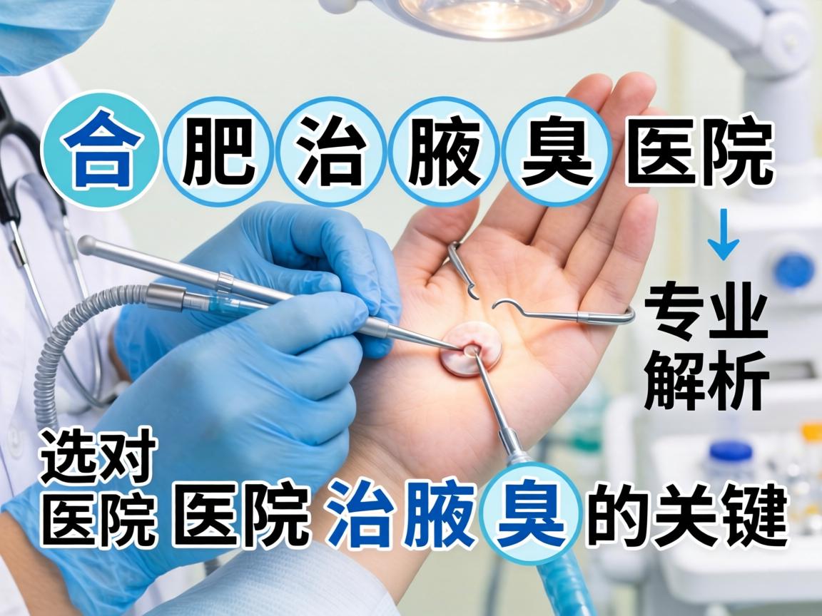 合肥治腋臭医院专业解析，选对医院治腋臭的关键要点
