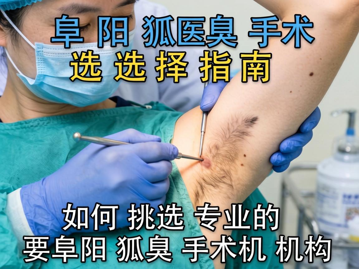 阜阳狐臭手术医院选择指南，如何挑选专业的阜阳狐臭手术机构