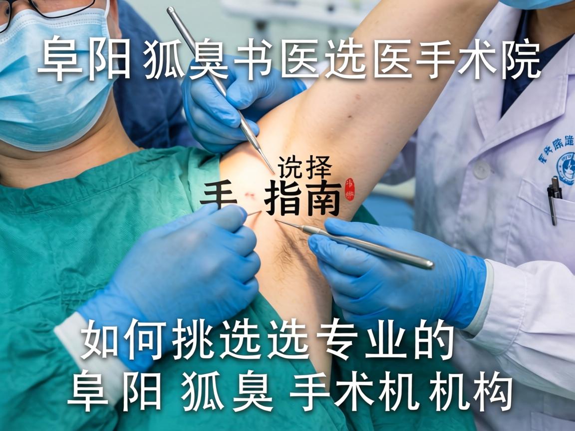 阜阳狐臭手术医院选择指南，如何挑选专业的阜阳狐臭手术机构