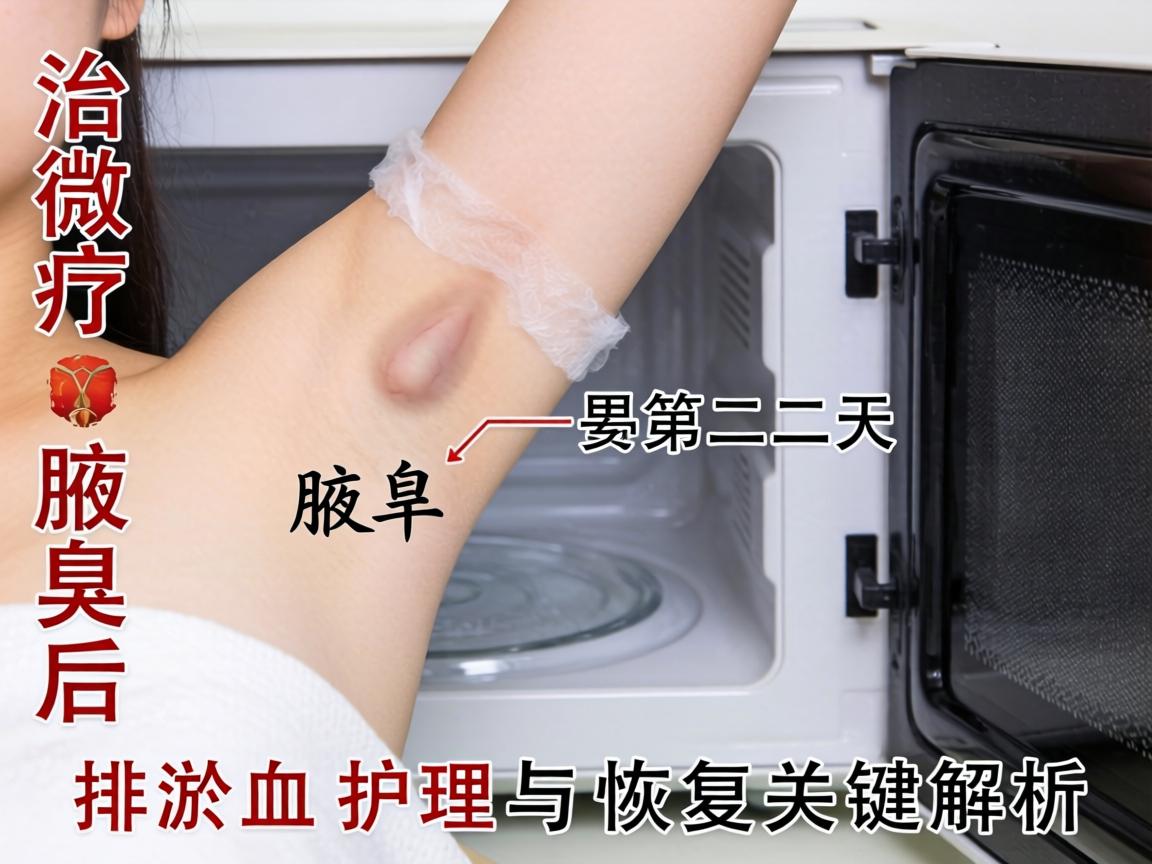 微波治疗腋臭后第二天，排淤血护理与恢复关键解析