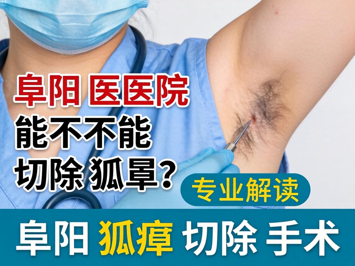 阜阳医院能不能切除狐臭？专业解读阜阳狐臭切除手术
