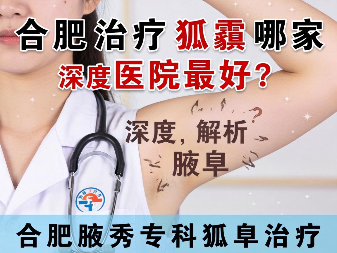 合肥治疗狐臭哪家医院最好？深度解析合肥腋秀专科狐臭治疗