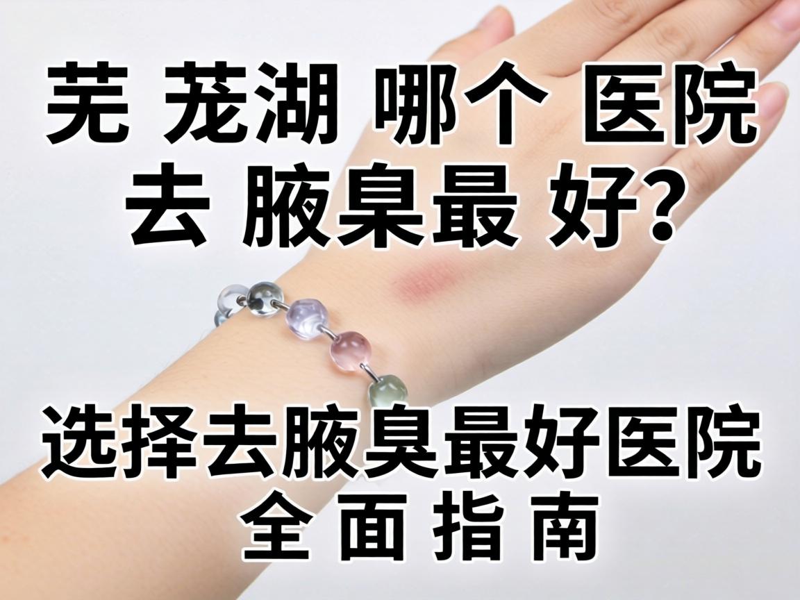 芜湖哪个医院去腋臭最好？选择去腋臭最好医院的全面指南