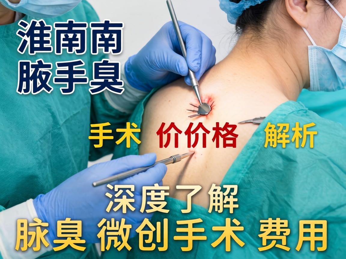 淮南腋臭手术价格解析，深度了解腋臭微创手术费用