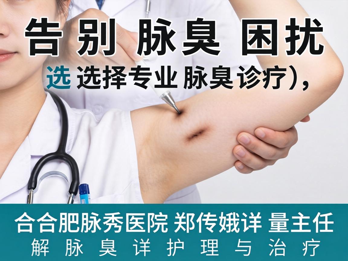 告别腋臭困扰，选择专业腋臭诊疗，合肥腋秀医院郑传娥主任详解腋臭护理与治疗