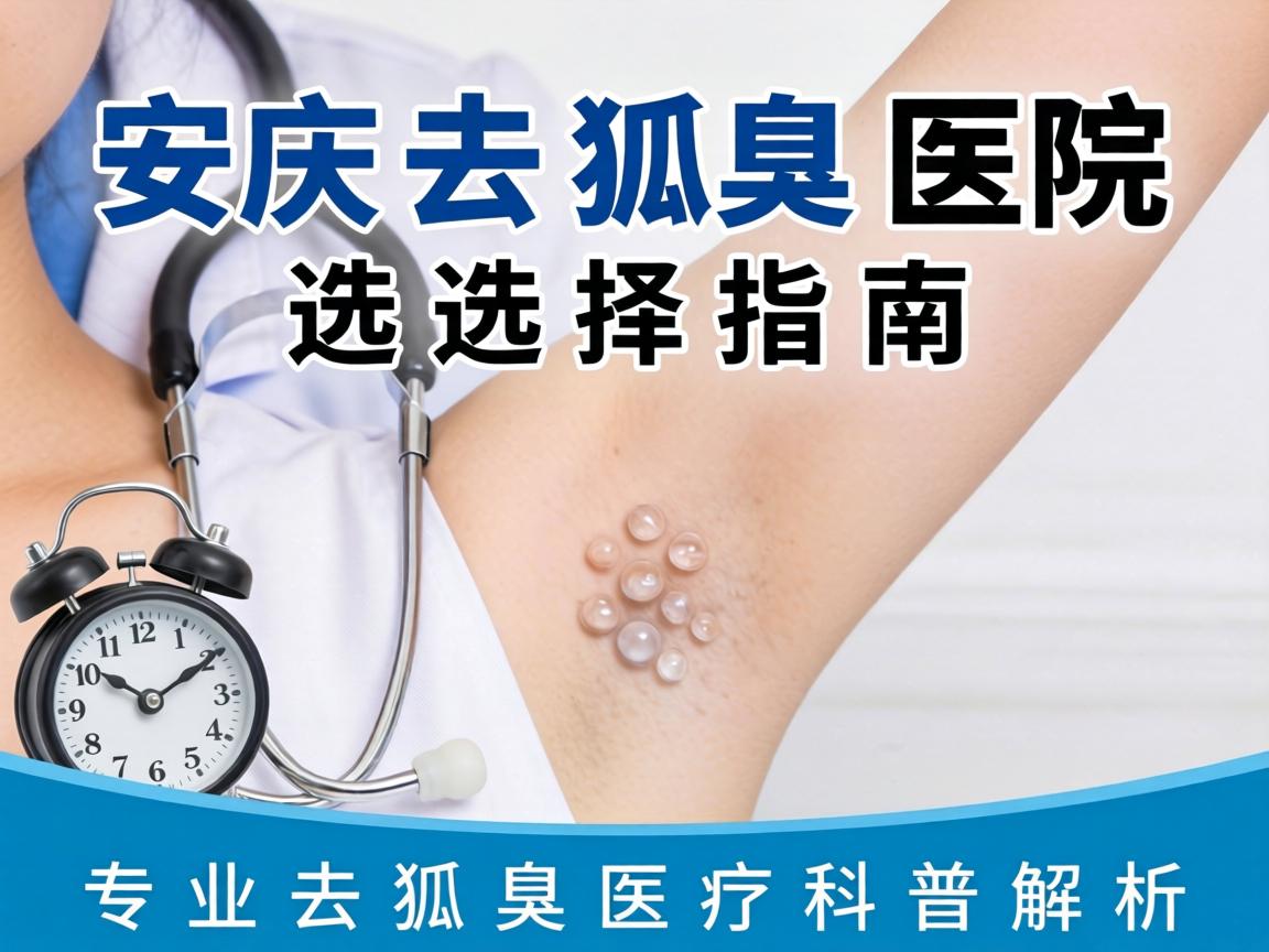 安庆去狐臭医院选择指南，专业去狐臭医疗科普解析