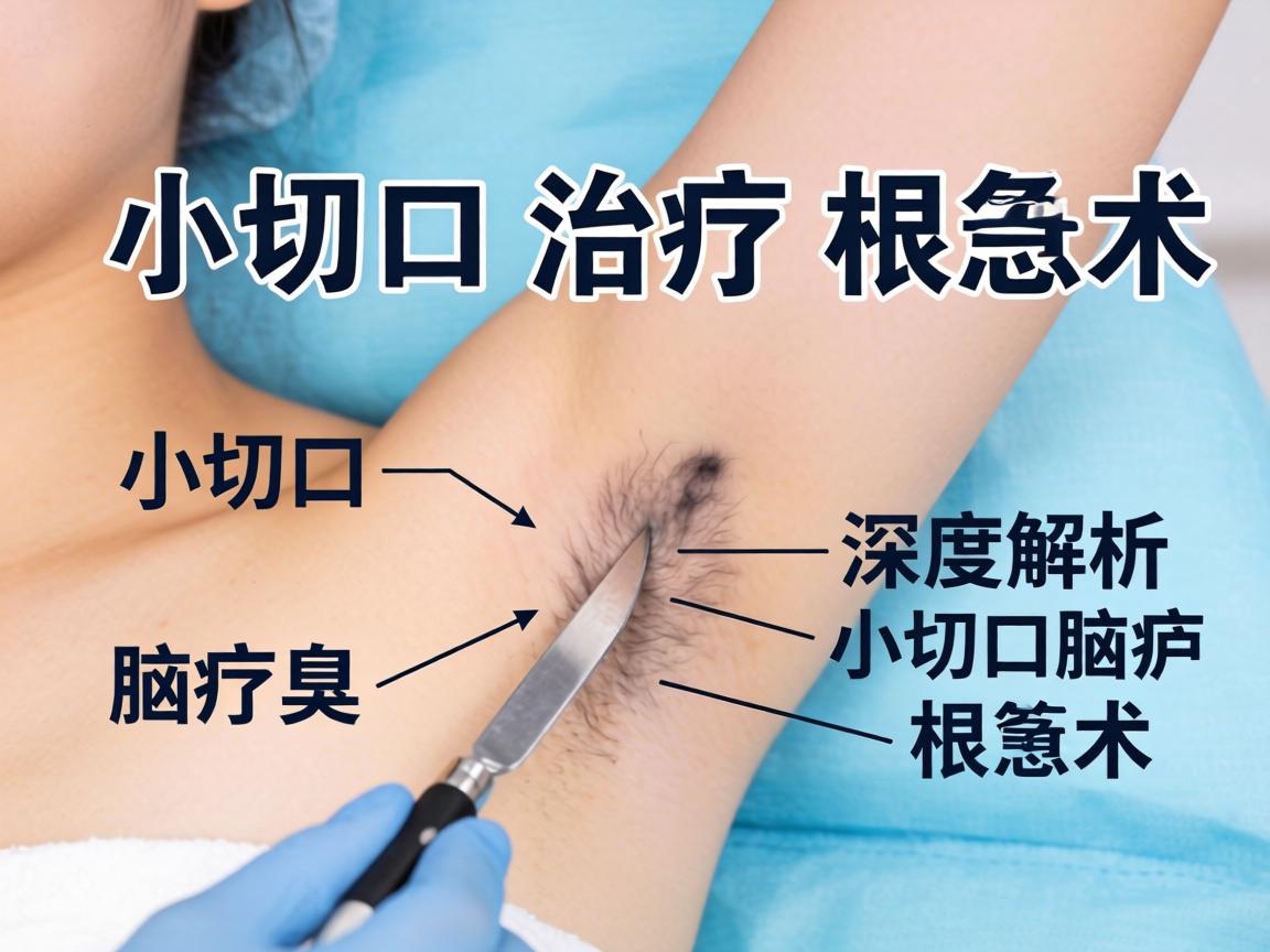 小切口治疗腋臭，深度解析小切口腋臭根治术