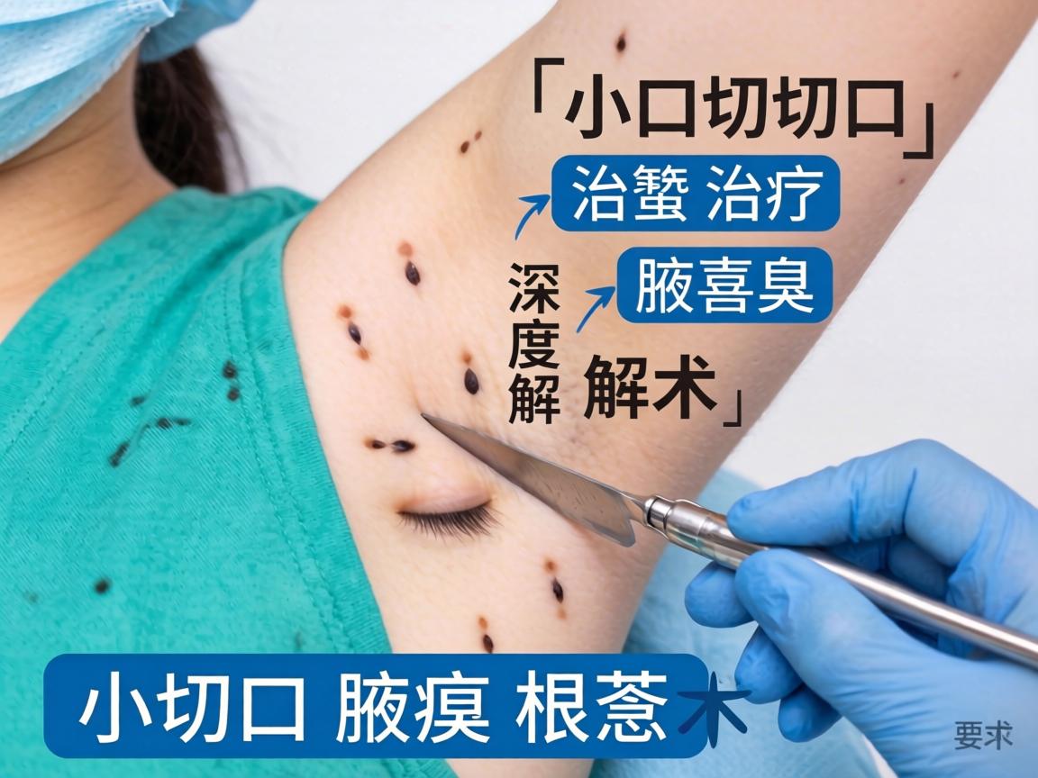 小切口治疗腋臭，深度解析小切口腋臭根治术