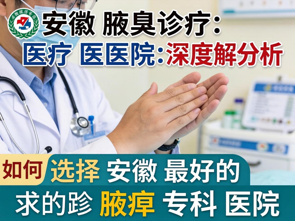 安徽腋臭诊疗医院深度解析，如何选择安徽最好的腋臭专科医院