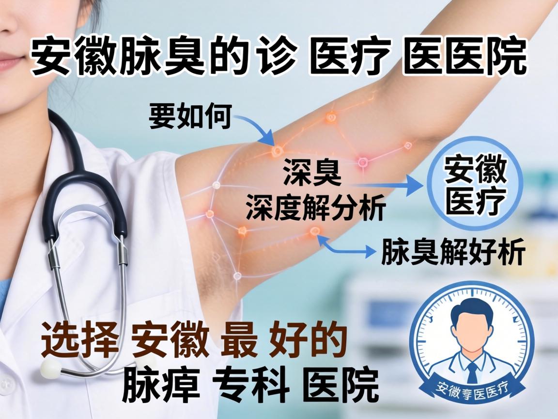 安徽腋臭诊疗医院深度解析，如何选择安徽最好的腋臭专科医院