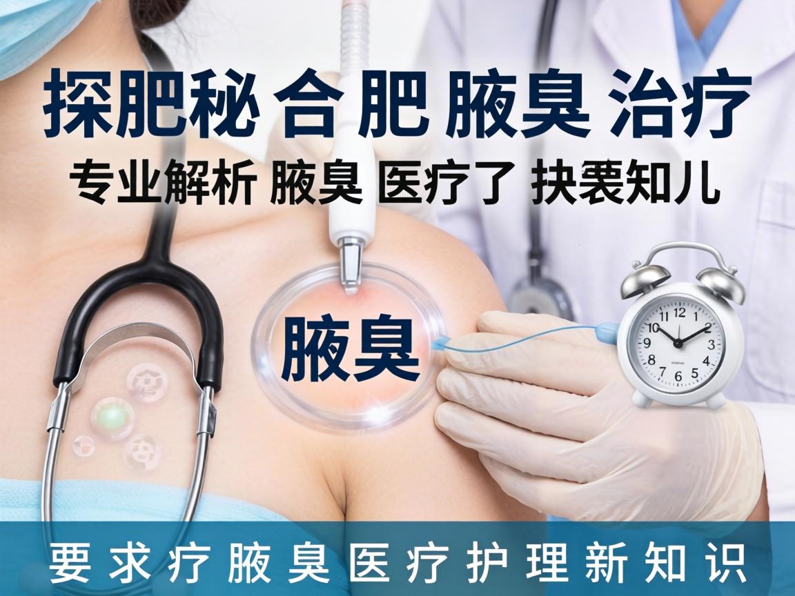 探秘合肥腋臭治疗，专业解析腋臭医疗护理新知识