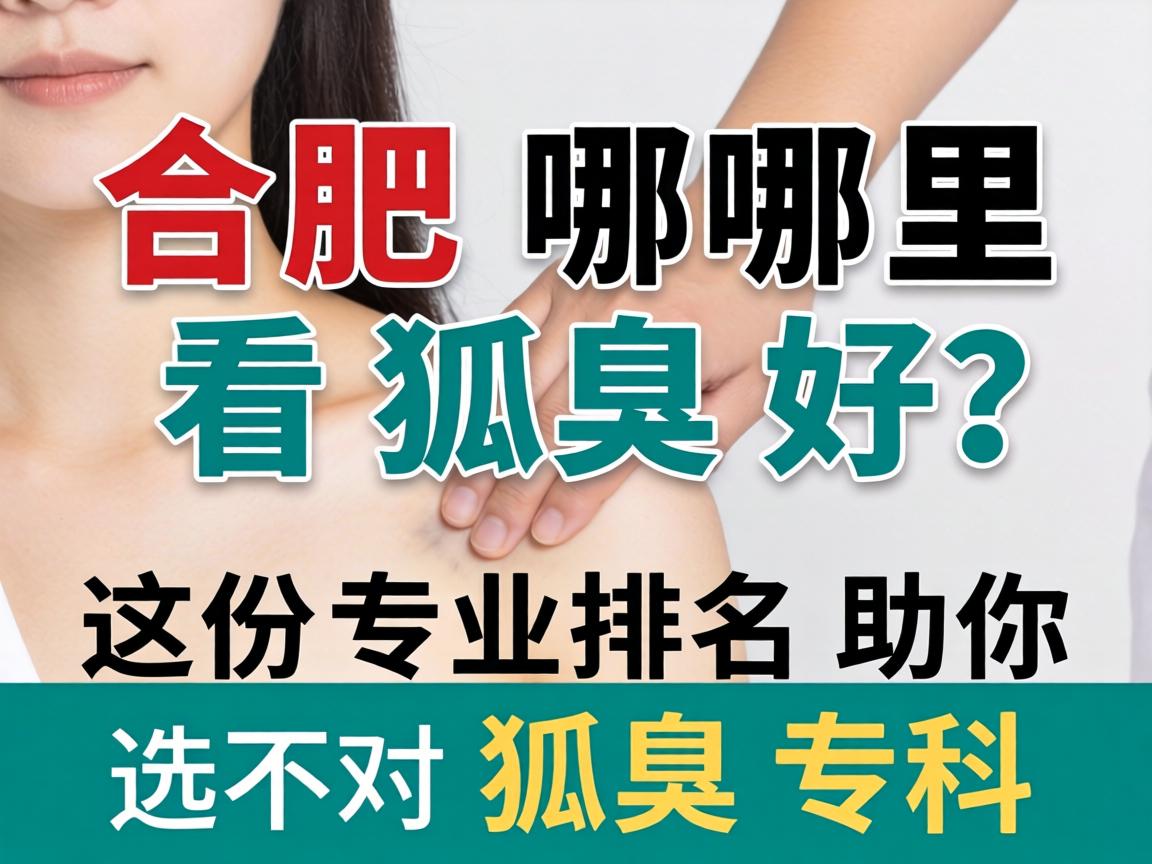 合肥哪里看狐臭好？这份专业排名助你选对狐臭专科
