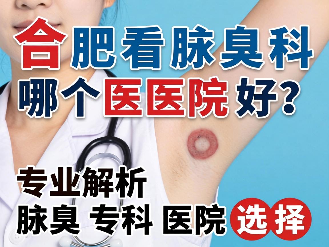 合肥看腋臭科哪个医院好？专业解析腋臭专科医院选择