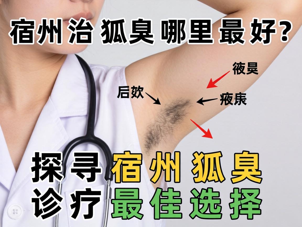 宿州治狐臭哪里最好？探寻宿州狐臭诊疗最佳选择