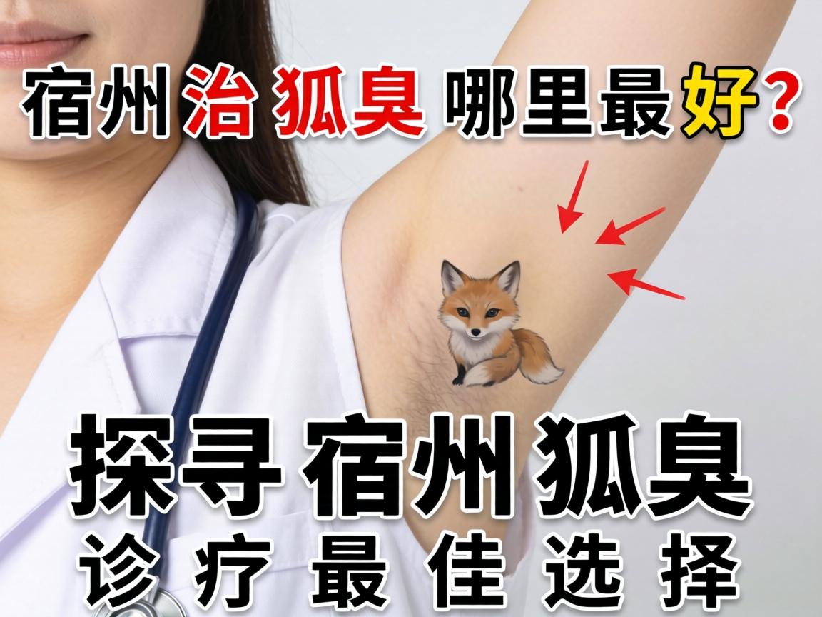 宿州治狐臭哪里最好？探寻宿州狐臭诊疗最佳选择