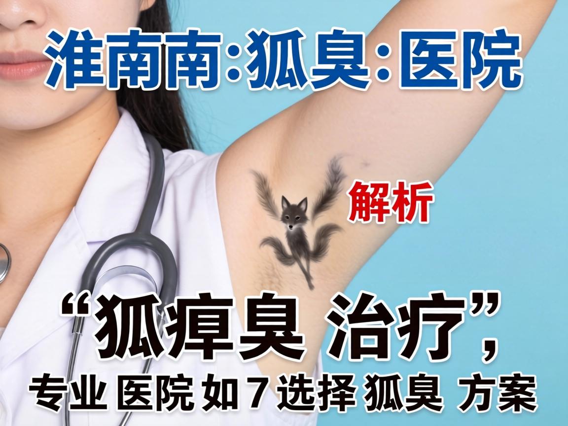 淮南狐臭医院解析狐臭治疗，专业医院如何选择狐臭方案