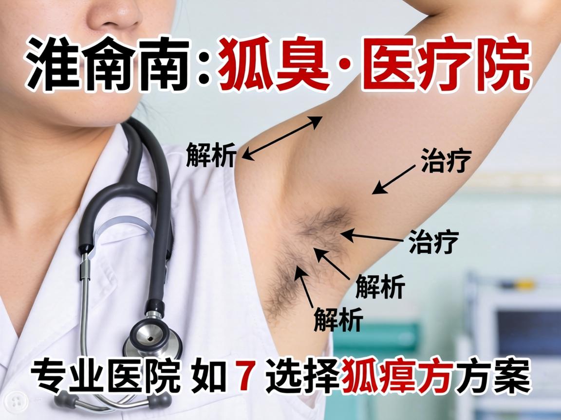 淮南狐臭医院解析狐臭治疗，专业医院如何选择狐臭方案