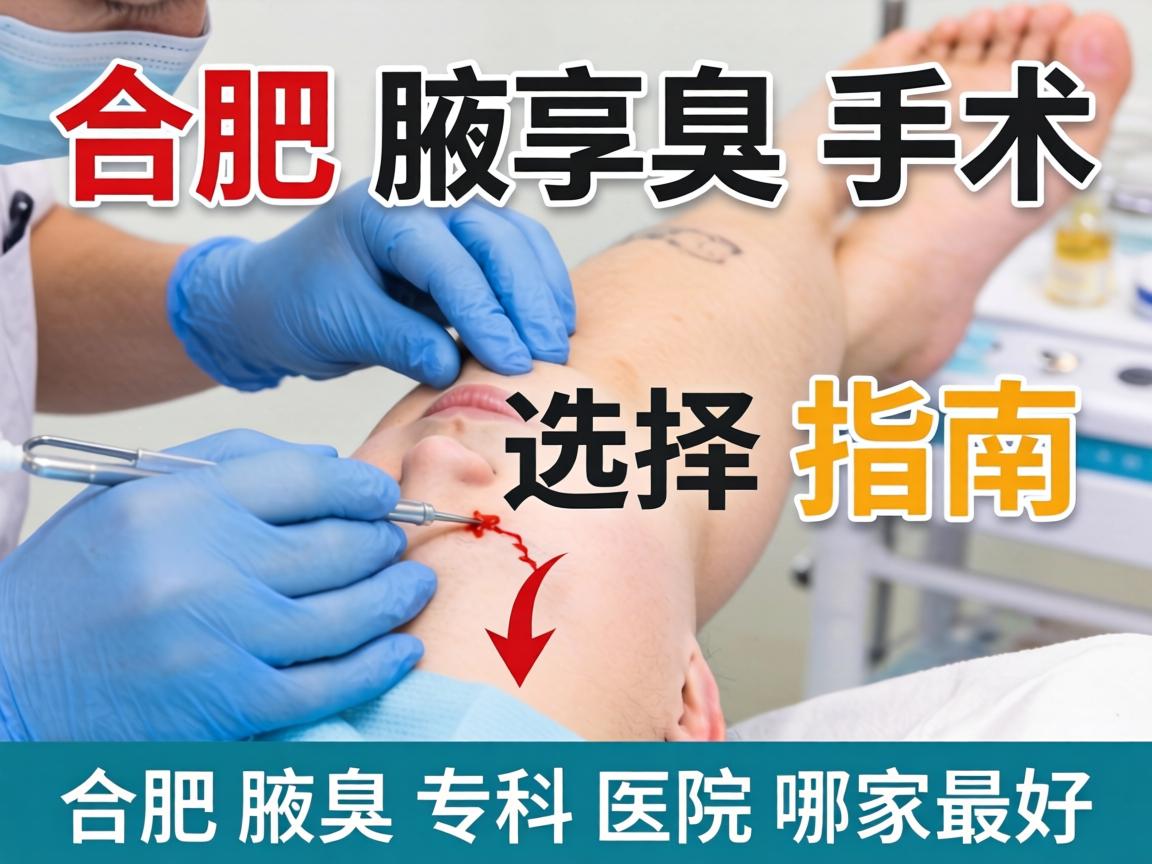 合肥腋臭手术选择指南，详解合肥腋臭专科医院哪家最好