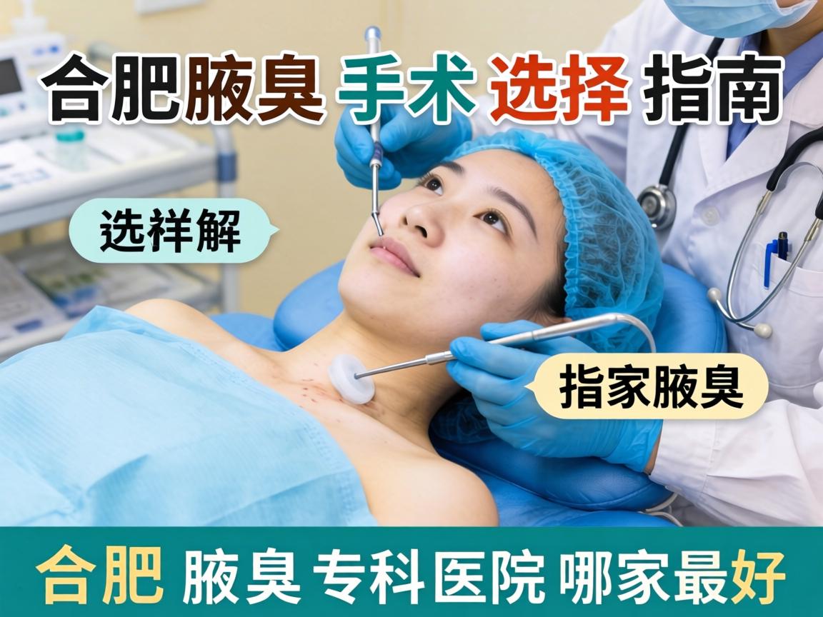 合肥腋臭手术选择指南，详解合肥腋臭专科医院哪家最好