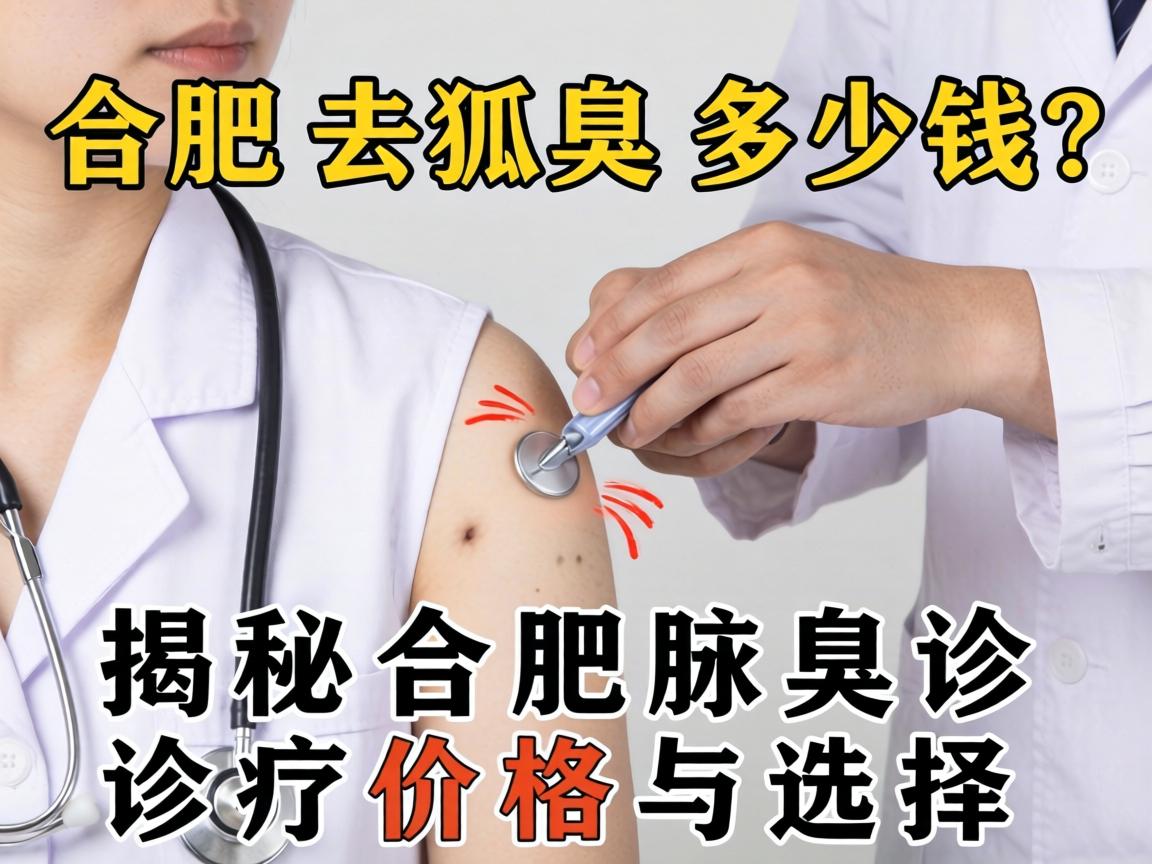 合肥去狐臭多少钱？揭秘合肥腋臭诊疗价格与选择