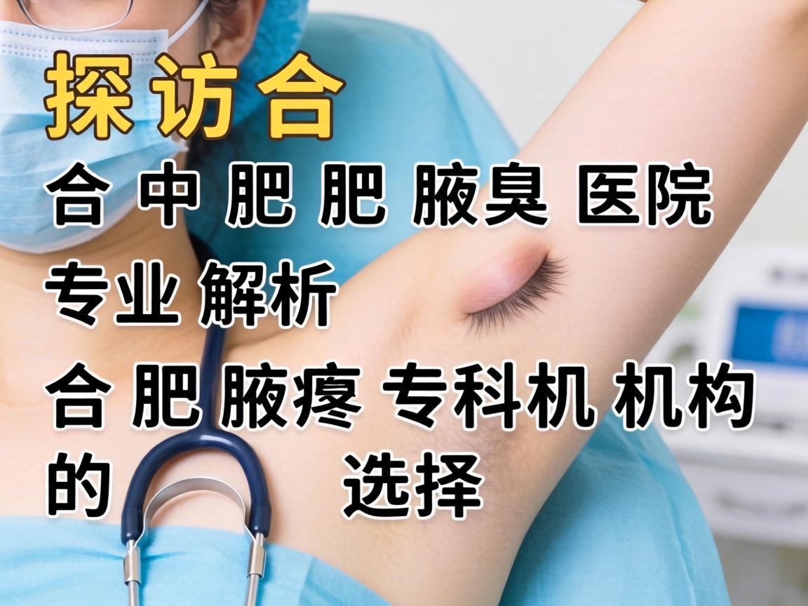 探访合肥腋臭医院，专业解析合肥腋臭专科机构的选择
