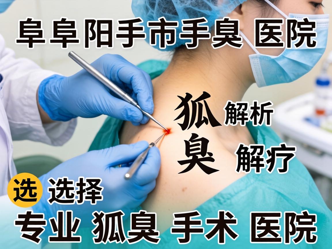 阜阳市狐臭手术医院解析，如何选择专业狐臭手术医院