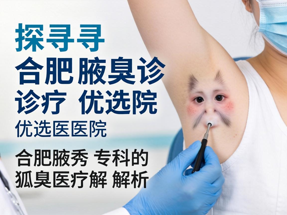 探寻合肥腋臭诊疗优选医院,合肥腋秀专科的狐臭医疗解析 探寻合肥腋臭诊疗优选医院,合肥腋秀专科的狐臭医疗解析