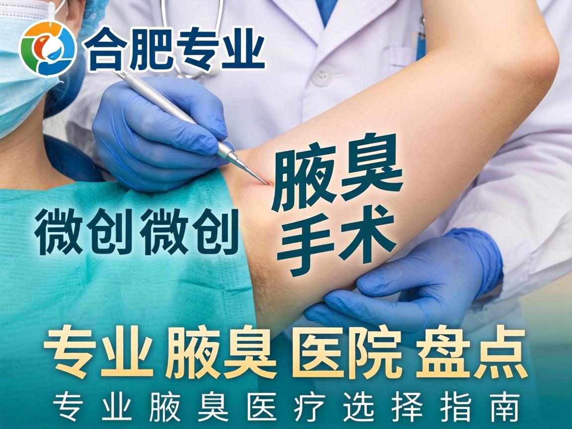 合肥专业腋臭微创手术医院盘点,专业腋臭医疗选择指南 合肥专业腋臭微创手术医院盘点,专业腋臭医疗选择指南