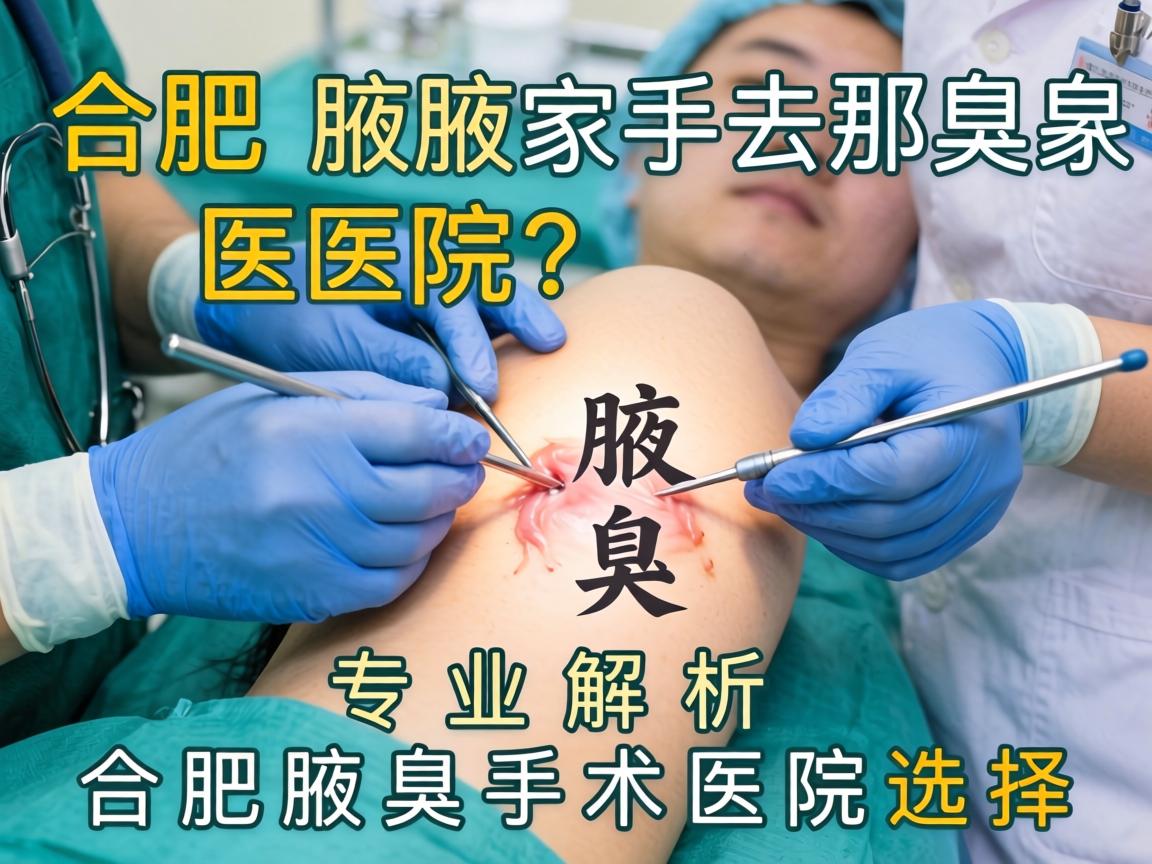 合肥腋臭手术去那家医院？专业解析合肥腋臭手术医院选择