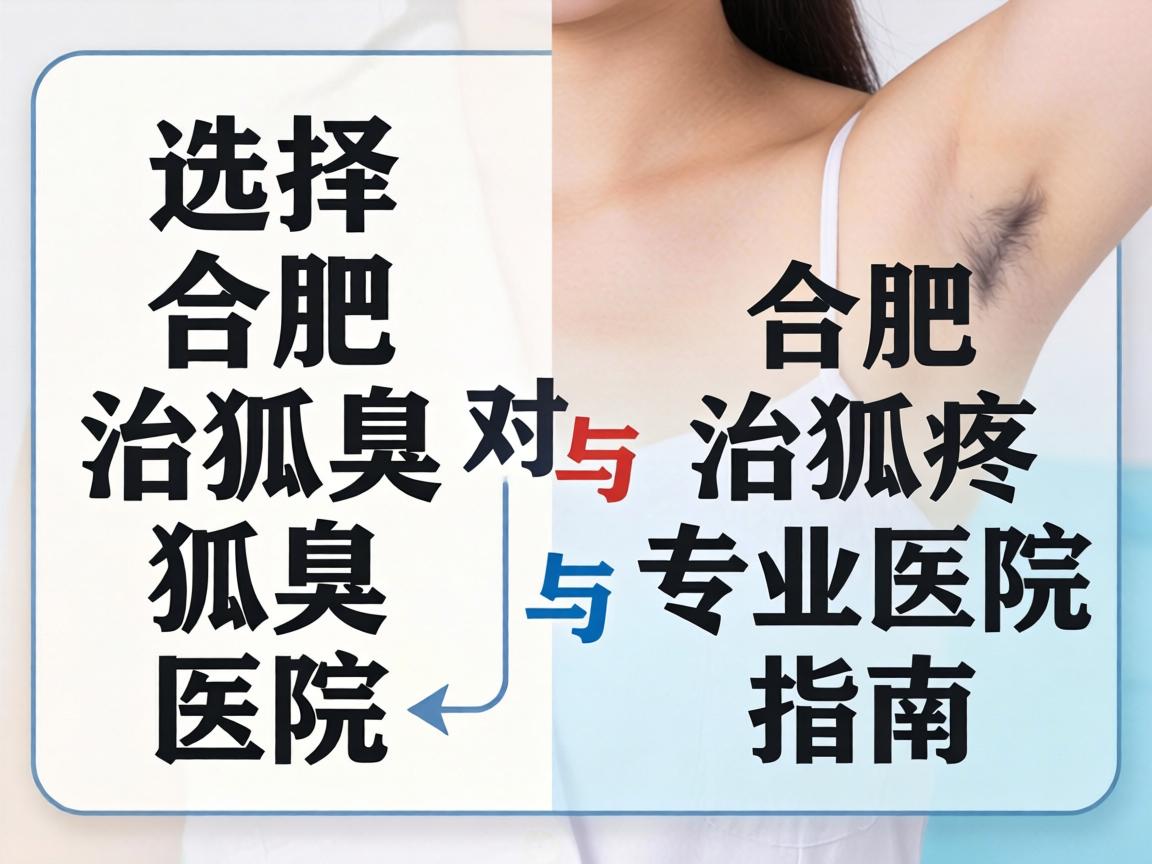 选择合肥治狐臭医院，合肥治狐臭专业医院的对比与指南