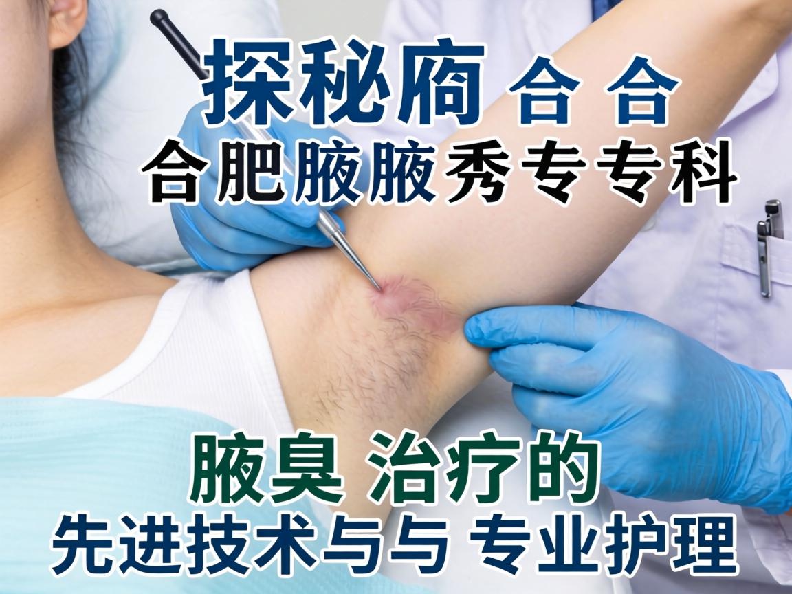 探秘合肥腋秀专科，解析腋臭治疗的先进技术与专业护理