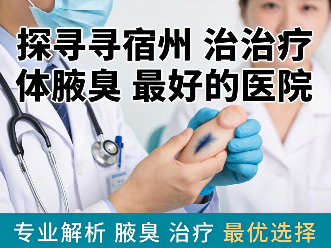 探寻宿州治疗腋臭最好的医院，专业解析腋臭治疗最优选择