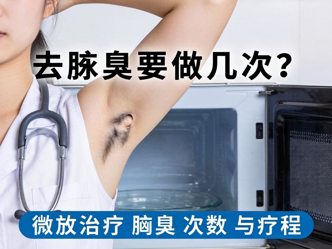 微波去腋臭要做几次？详解微波治疗腋臭的次数与疗程