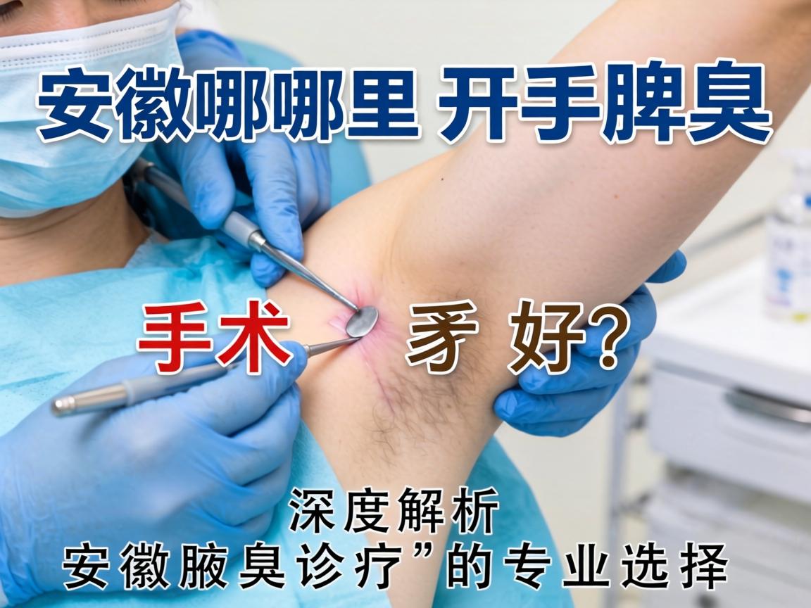 安徽哪里开腋臭手术好?深度解析安徽腋臭诊疗的专业选择 安徽哪里开腋臭手术好?深度解析安徽腋臭诊疗的专业选择