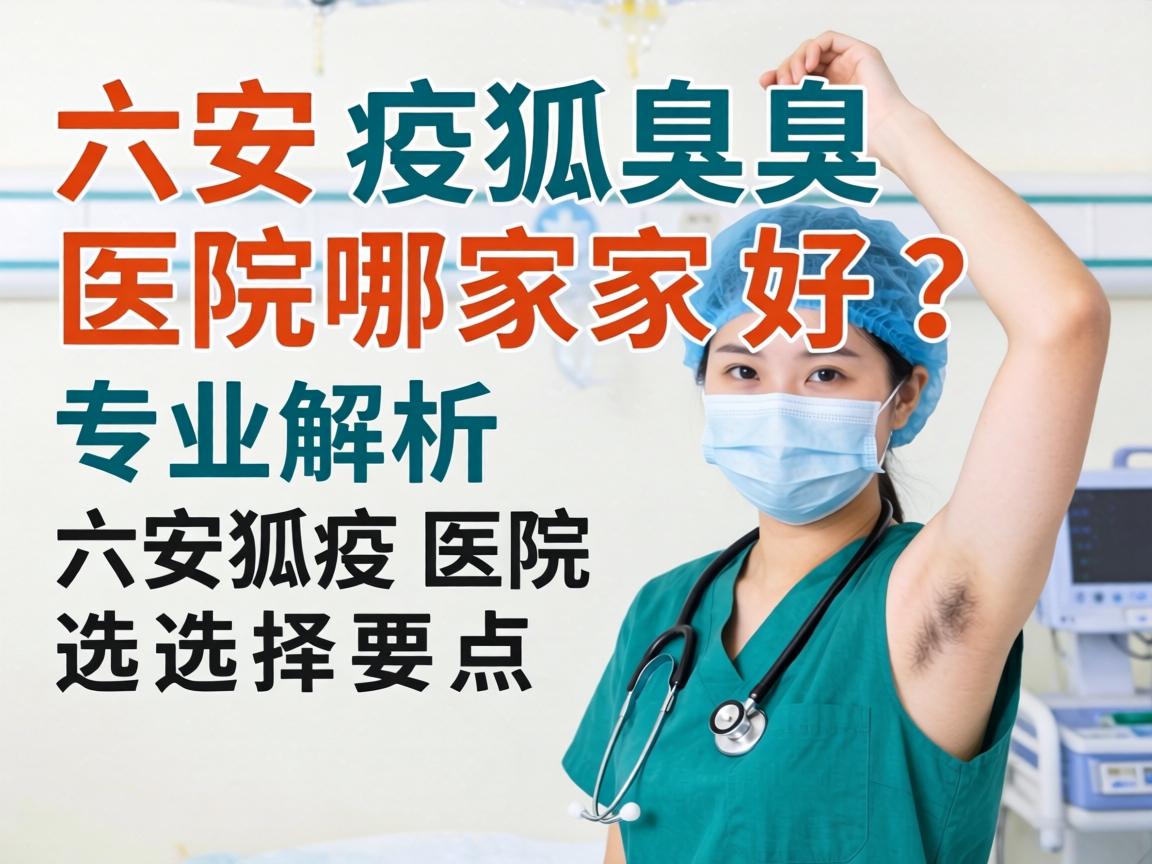 六安狐臭医院哪家好？专业解析六安狐臭医院选择要点