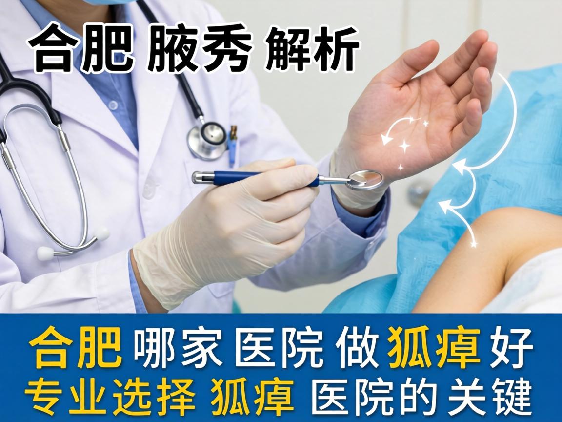 合肥腋秀解析，合肥哪家医院做狐臭好，专业选择狐臭医院的关键