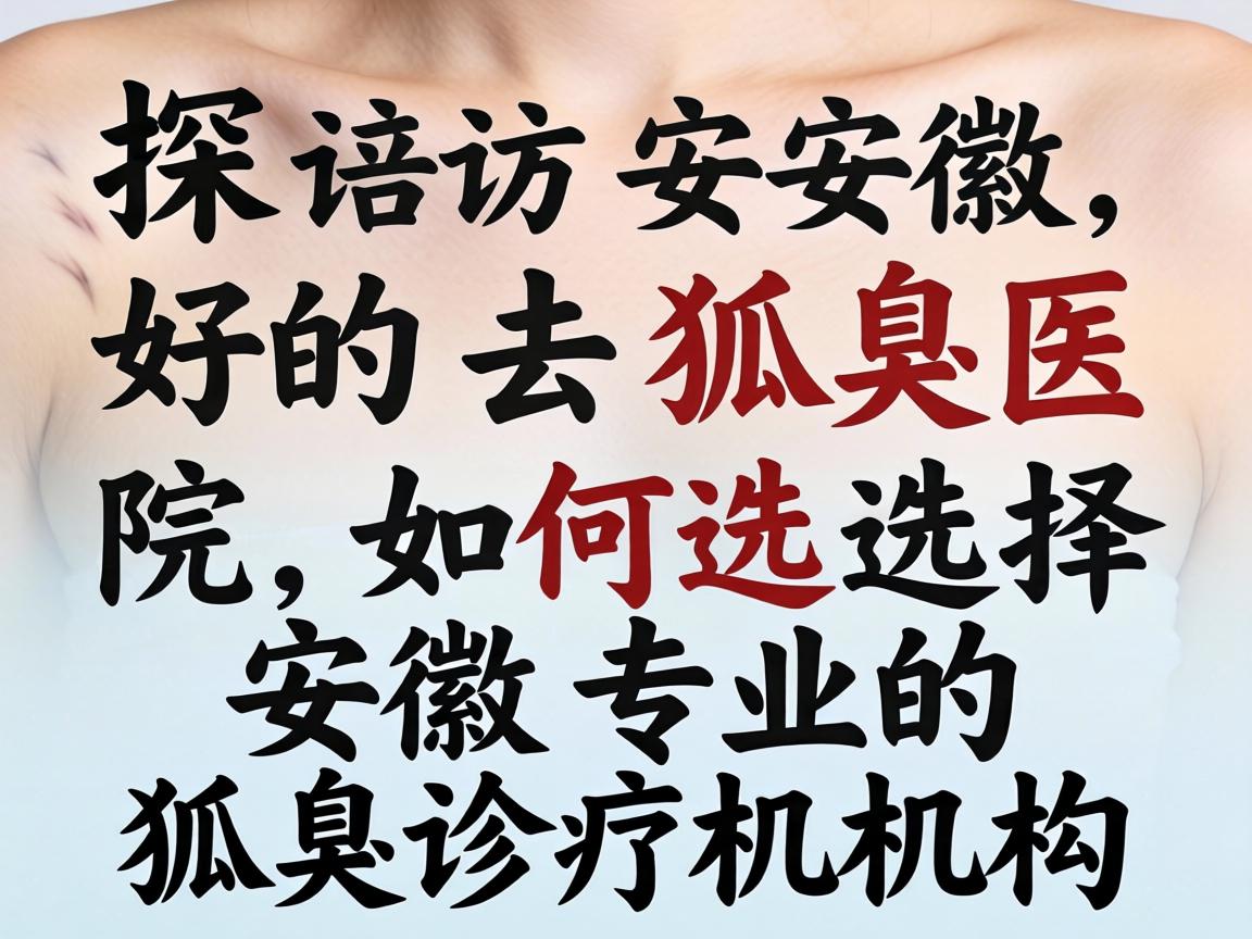 探访安徽好的去狐臭医院,如何选择安徽专业的狐臭诊疗机构 探访安徽好的去狐臭医院,如何选择安徽专业的狐臭诊疗机构